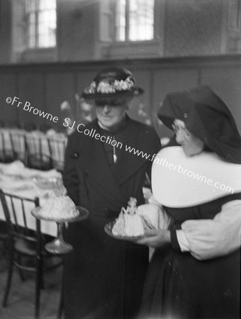 MARY & MAGGIE WITH MARY'S CAKES AT BLACKROCK CONVENT